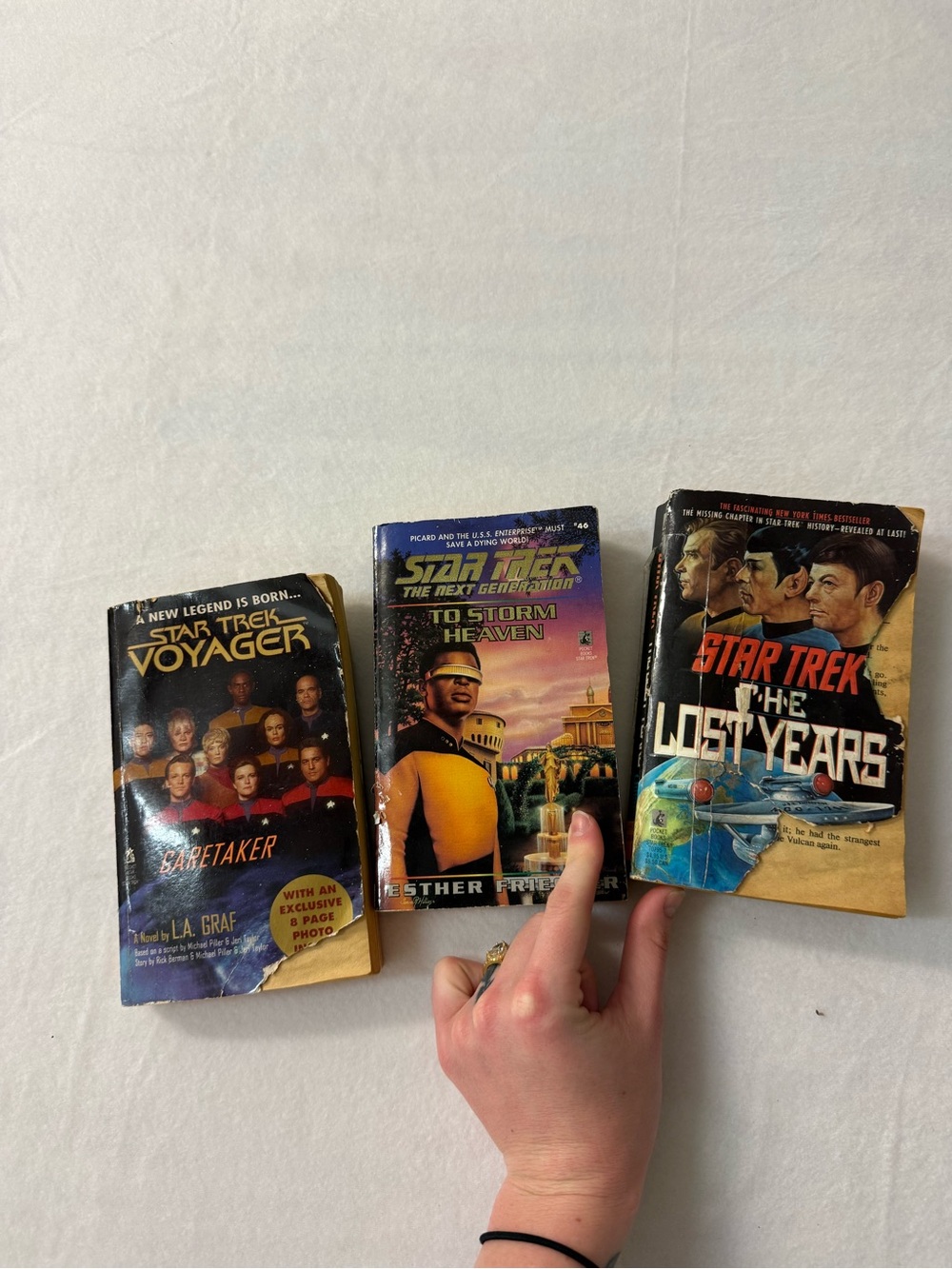 Star Trek Paperback Book Bundle - Black/Yellow Covers